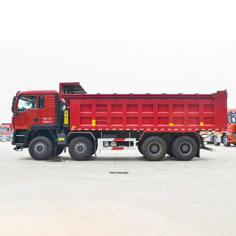 8x4 Triper Truck 40 Ton 12 Wielen Dump Truck met handmatige airconditioning HOWO 400HP