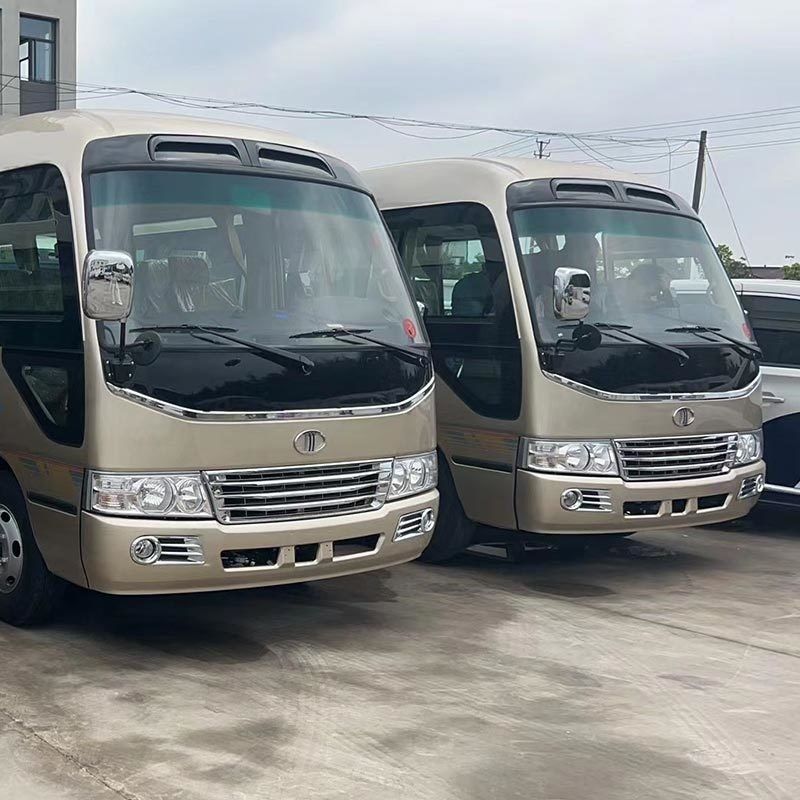 Elektrische motor capaciteit 4L Toyota Coaster Bus met 21 1 zitplaatsen en rechtshandige aandrijving