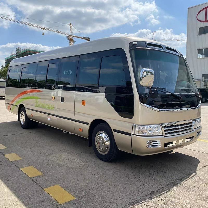 30 1 zitplaatsen RHD LHD Public Bus Style Toyota Coaster Bus Manuele transmissie en met 1