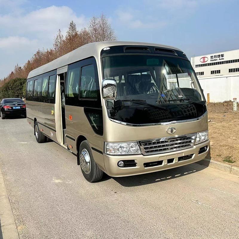 30 1 zitplaatsen RHD LHD Public Bus Style Toyota Coaster Bus Manuele transmissie en met 1
