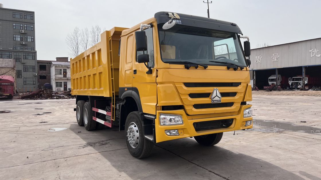 Howo 6x4 40tons 45 ton Yellow Tipper Dump Truck voor zware bouwprojecten