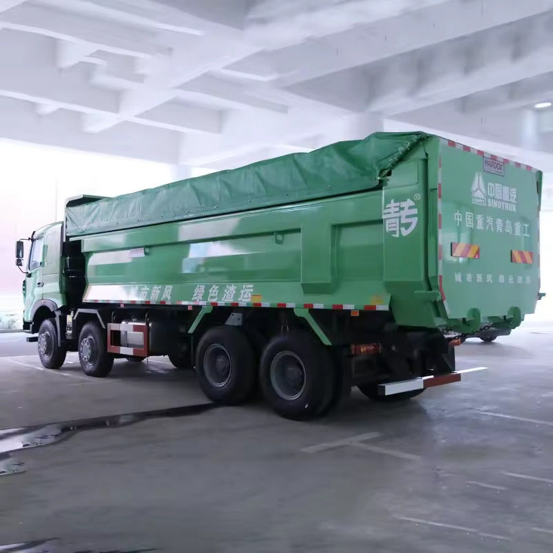 Howo 40 ton capaciteit tipper truck met lading tank lengte ≥ 8m en WEICHAI motor