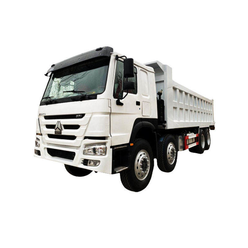 420 pk 8x4 12 wielen gebruikte tipper trucks met 300-400L brandstoftankcapaciteit in Howo