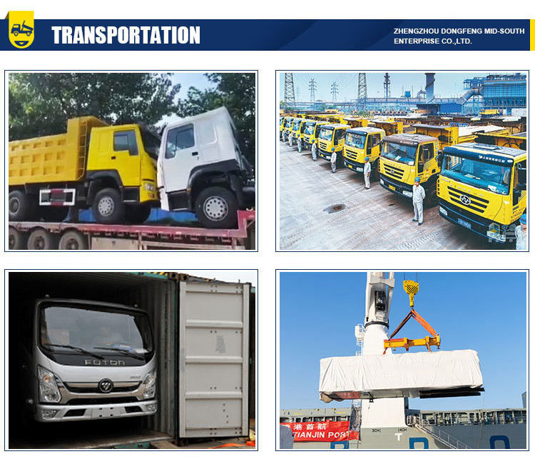 Vernieuwde 2016-2019 HOWO Dump Truck 8x4 12 Wielen Gebruikte Tipper Truck met achtercamera