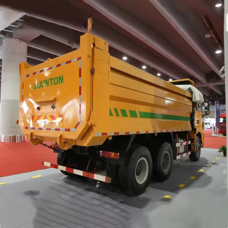 Shacman 6x4 380 pk Euro2 Euro3 10 Wieler Gebruikte Dump Truck voor 2 Passagiers
