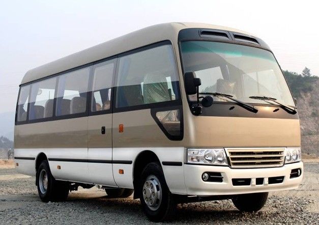 Gebruikte Toyo ta 19-30 zitplaatsen kleine passagiersbus met airconditioning en betaalbaar