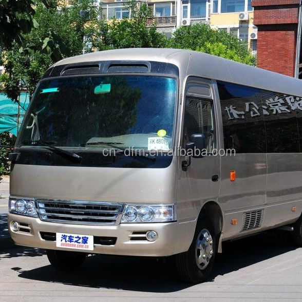 16-22 zitplaatsen Dongfeng LHD Coaster Minibus met achterin bagageruimte Volume 0,25 m3