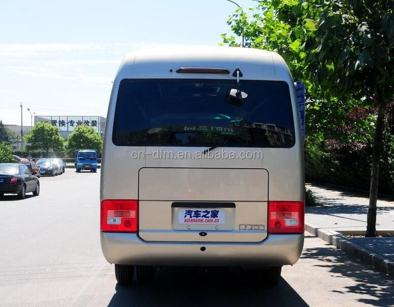 16-22 zitplaatsen Dongfeng LHD Coaster Minibus met achterin bagageruimte Volume 0,25 m3