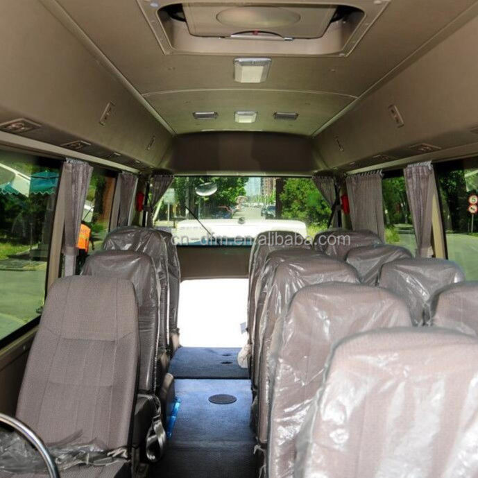 16-22 zitplaatsen Dongfeng LHD Coaster Minibus met achterin bagageruimte Volume 0,25 m3