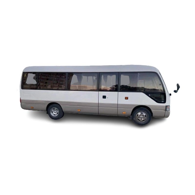 4000 plaatsen Dieselmotor Wit TOYO TA Coaster Minibus voor passagierstoerisme
