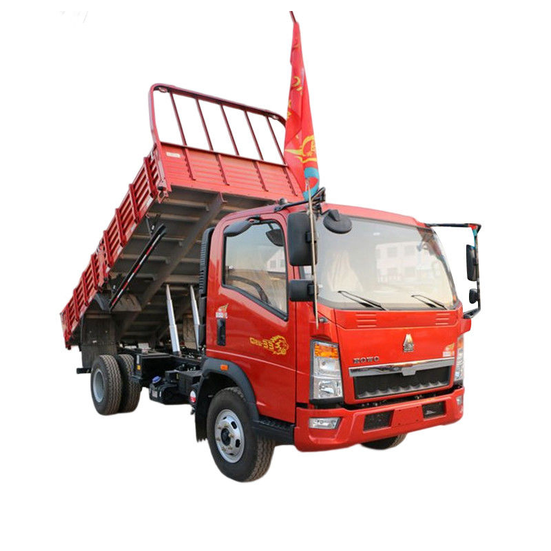 Gebruikte Howo 4x2 dumptruck 6 wielen Diesel tipper truck met Euro 4 emissie standaard