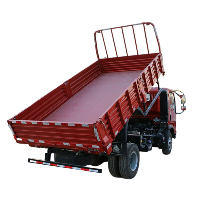 Gebruikte Howo 4x2 dumptruck 6 wielen Diesel tipper truck met Euro 4 emissie standaard