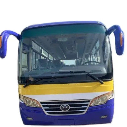 7m 35 zitplaats voormotor gebruikte bus LHD stuurpositie en maximale snelheid 71-90 km/h