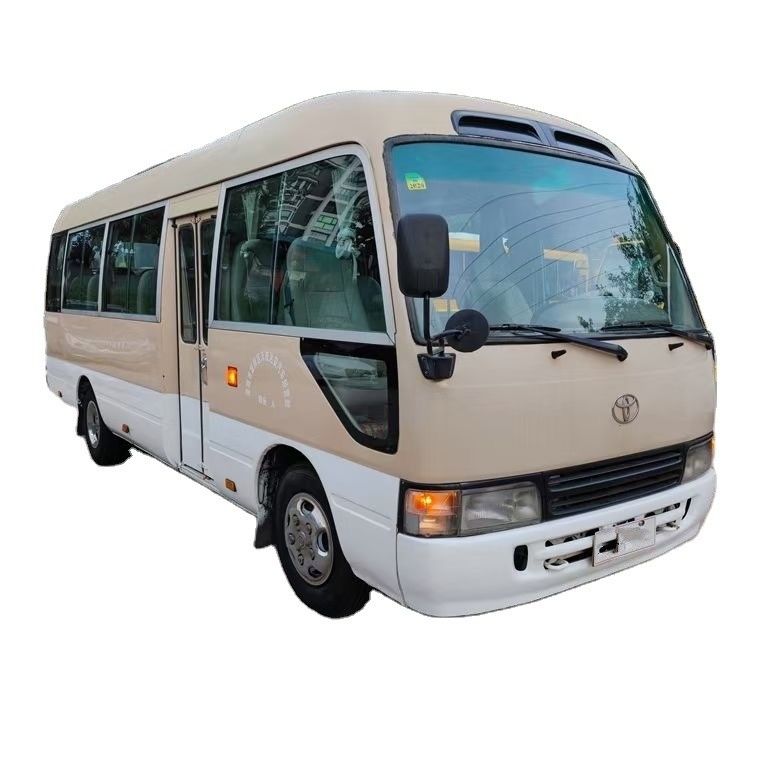 Max Power 113/5200kw Toyota Minibus Benzine en dieselmotor 29 zitplaatsen Gebruikte achtbaanbus