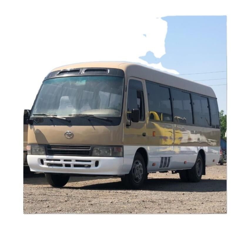 Max Power 113/5200kw Toyota Minibus Benzine en dieselmotor 29 zitplaatsen Gebruikte achtbaanbus