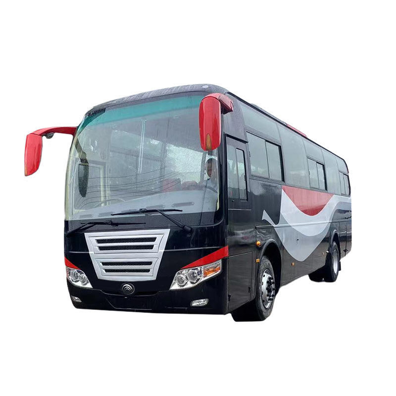 Passagiersbus in Ghana 53 zitplaatsen Gebruikte dieselbussen met AC-uitrusting en linkshandige bediening