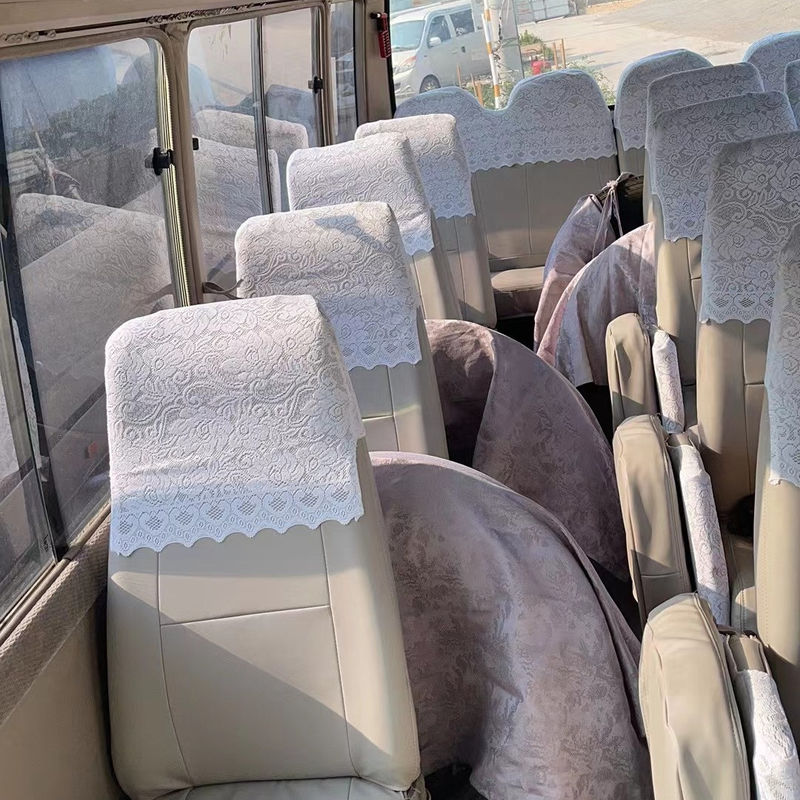 30 zitplaatsen Gebruikte Toyo ta Coaster Bus met Euro 3 emissie standaard en goede staat