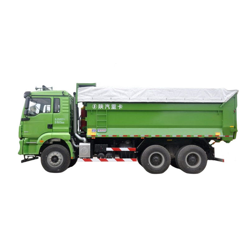 15500 kg Bruto voertuiggewicht SHACMAN 6x4 Dump Truck 350HP 100 Ton 360° Achtercamera