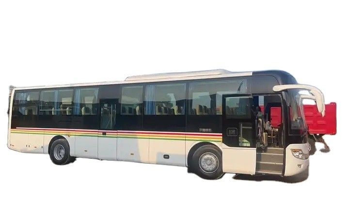 Goedkope gebruikte dieselmotor 60 zitplaatsen coach bus perfect voor vervoer