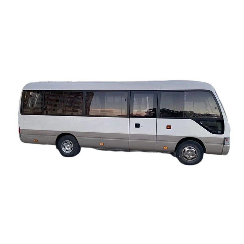 Tweedehands Toyota Coaster Bus met 23-30 zitplaatsen Handgeschakelde band Gewicht 3310kg