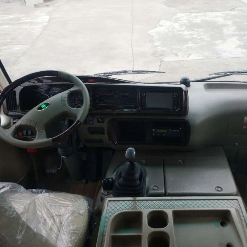 30 zitplaatsen Gebruikte RHD LHD Mini Coaster Bus met handgeschakelde transmissie en 4L motorcapaciteit