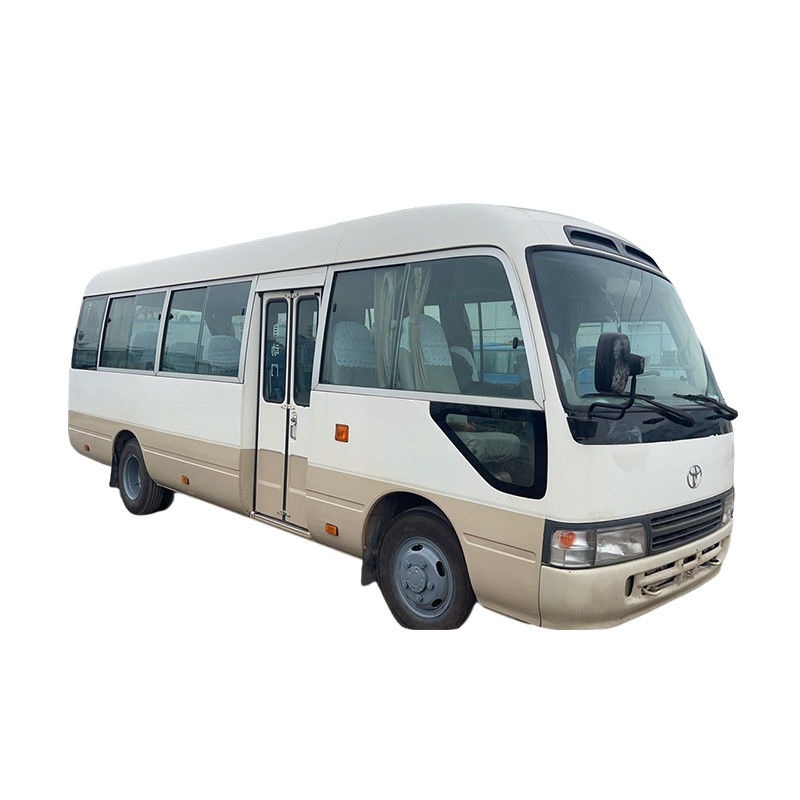 2015 Goede staat 30 zitplaatsen Diesel Type Gebruikte Coaster Bus V6 4.0 6GR 2.7L VVT-I Motor