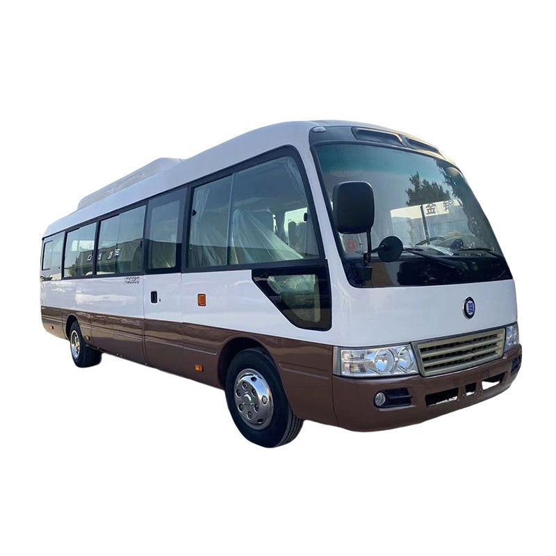 LHD RHD 30 zitplaatsen Toyo ta Coaster Bus met 70L brandstoftank en 4500-6700ml verplaatsing