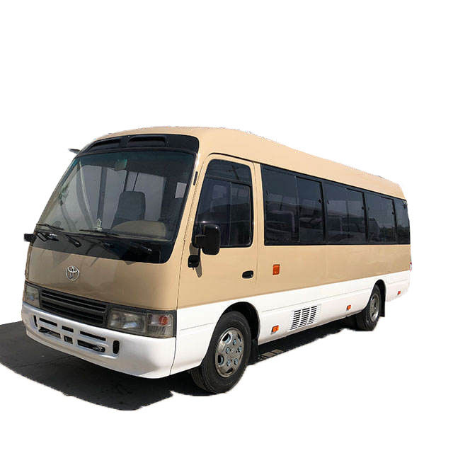 Goed in stand 30 zitplaatsen Diesel gebruikte Toyota Coaster Bus met Euro 2 emissie standaard