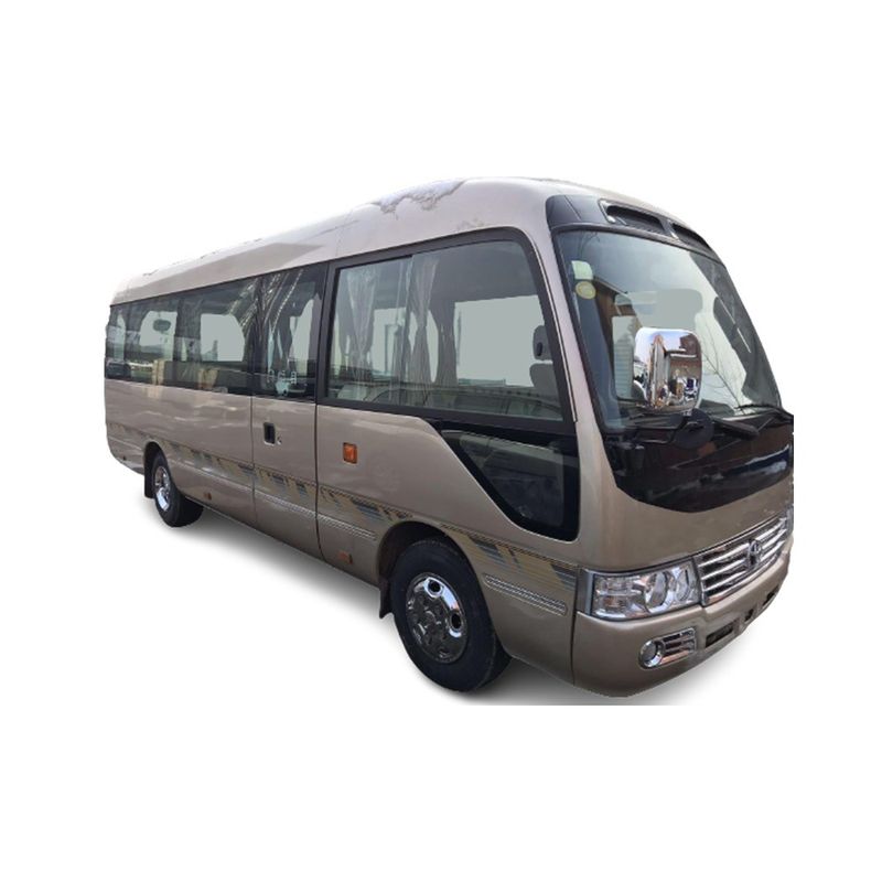 Tweedehands 22 tot 30 passagiersstoelen Toyot Coaster Bus met voor gemonteerde dieselmotor
