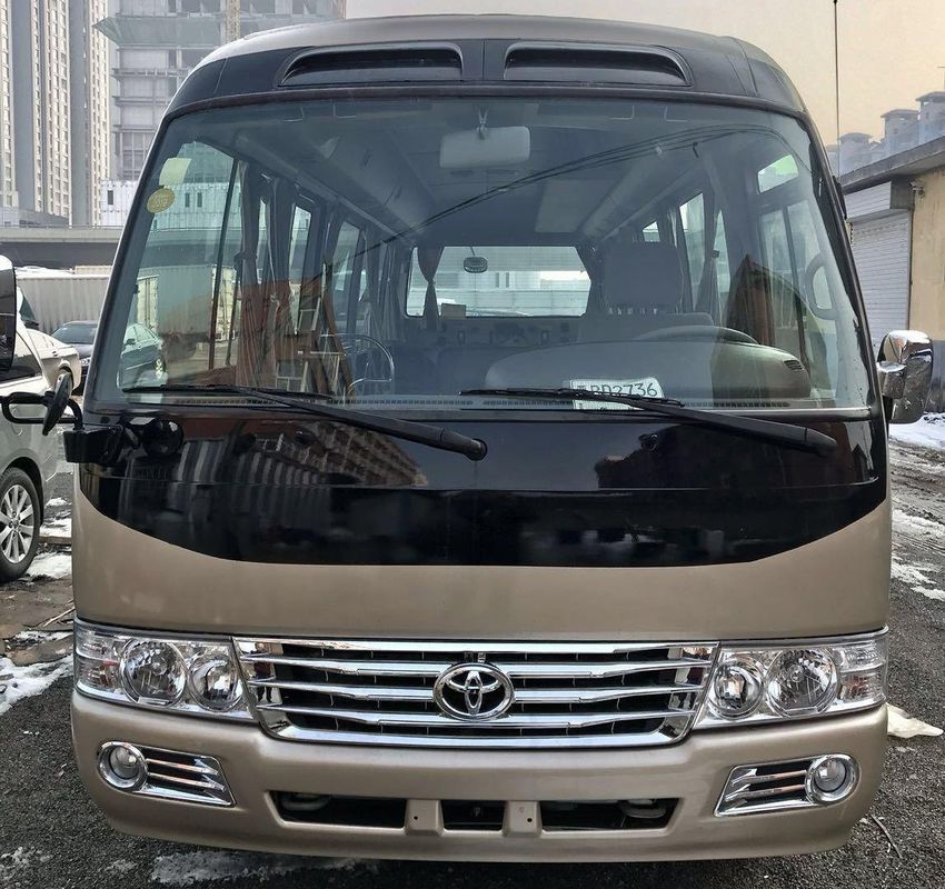 Tweedehands 22 tot 30 passagiersstoelen Toyot Coaster Bus met voor gemonteerde dieselmotor