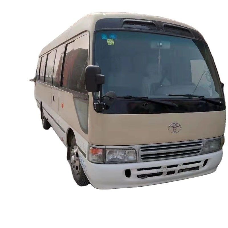 107kw Dieselbrandstof Type 29 zitplaatsen Gebruikte Toyota Coaster Bus voor vereisten