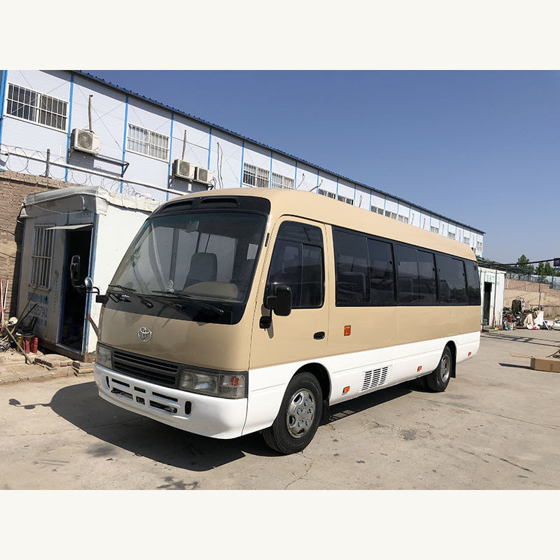 107kw Dieselbrandstof Type 29 zitplaatsen Gebruikte Toyota Coaster Bus voor vereisten