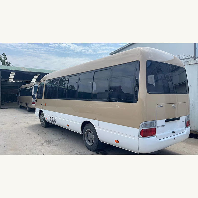 107kw Dieselbrandstof Type 29 zitplaatsen Gebruikte Toyota Coaster Bus voor vereisten
