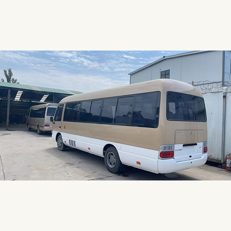 107kw Dieselbrandstof Type 29 zitplaatsen Gebruikte Toyota Coaster Bus voor vereisten