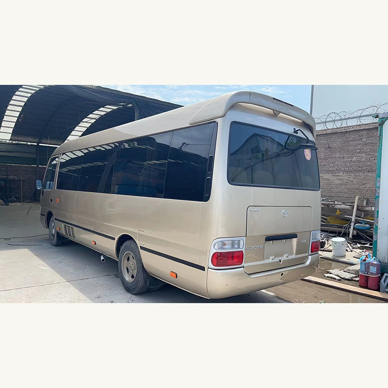 107kw Dieselbrandstof Type 29 zitplaatsen Gebruikte Toyota Coaster Bus voor vereisten