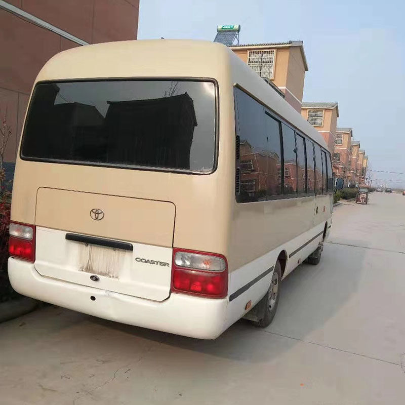 107kw Dieselbrandstof Type 29 zitplaatsen Gebruikte Toyota Coaster Bus voor vereisten