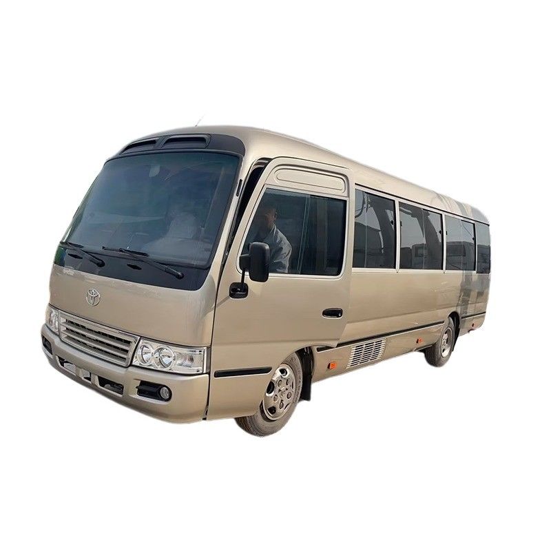 30 zitplaatsen Diesel gebruikte Toyo ta Coaster Bus met 15BFT motor en Euro 3 emissie