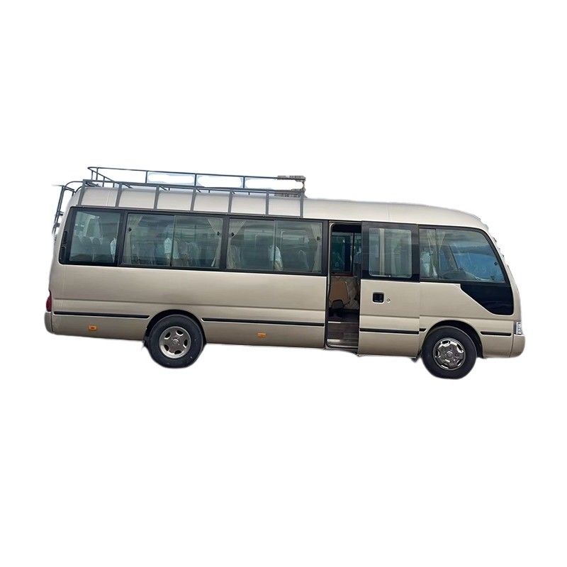 30 zitplaatsen Diesel gebruikte Toyo ta Coaster Bus met 15BFT motor en Euro 3 emissie