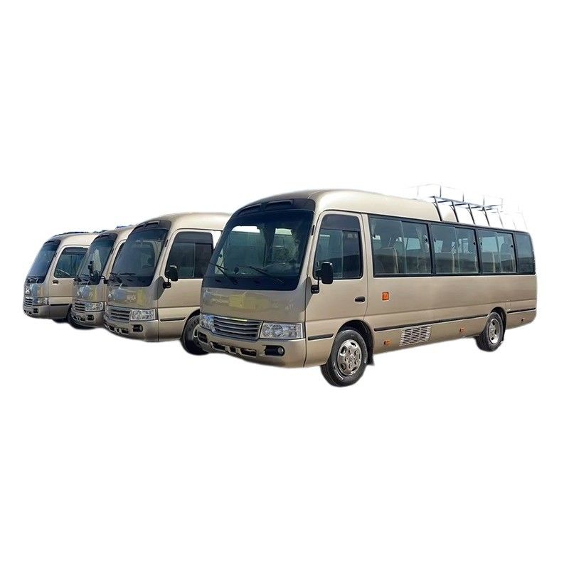 30 zitplaatsen Diesel gebruikte Toyo ta Coaster Bus met 15BFT motor en Euro 3 emissie