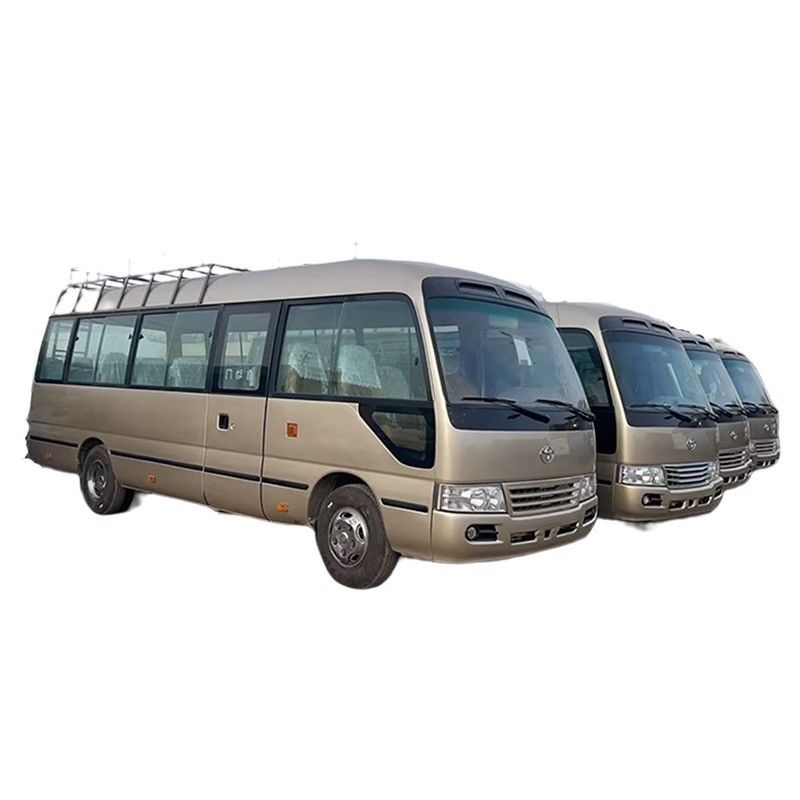 30 zitplaatsen Diesel gebruikte Toyo ta Coaster Bus met 15BFT motor en Euro 3 emissie