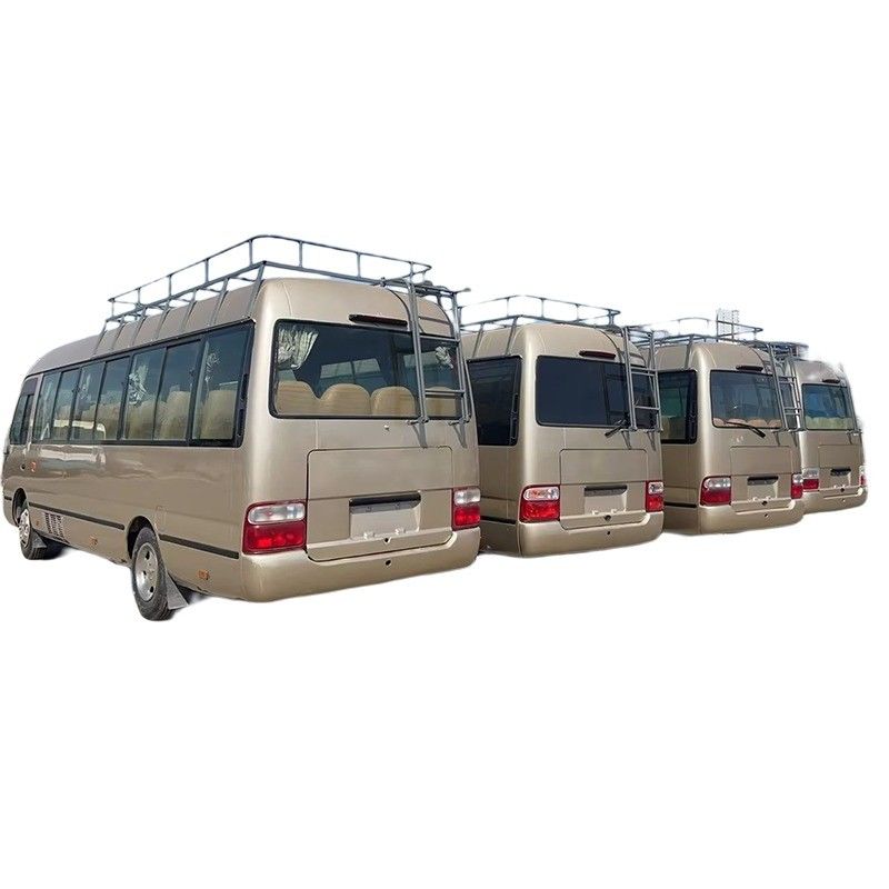 30 zitplaatsen Diesel gebruikte Toyo ta Coaster Bus met 15BFT motor en Euro 3 emissie