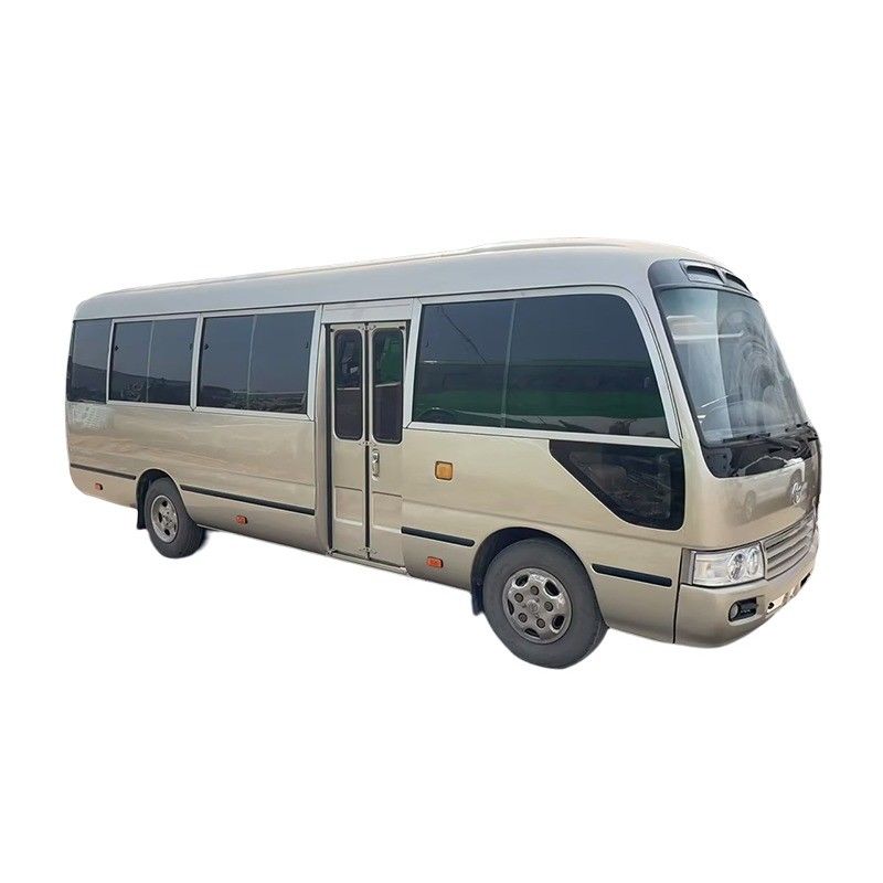 30 zitplaatsen Diesel gebruikte Toyo ta Coaster Bus met 15BFT motor en Euro 3 emissie