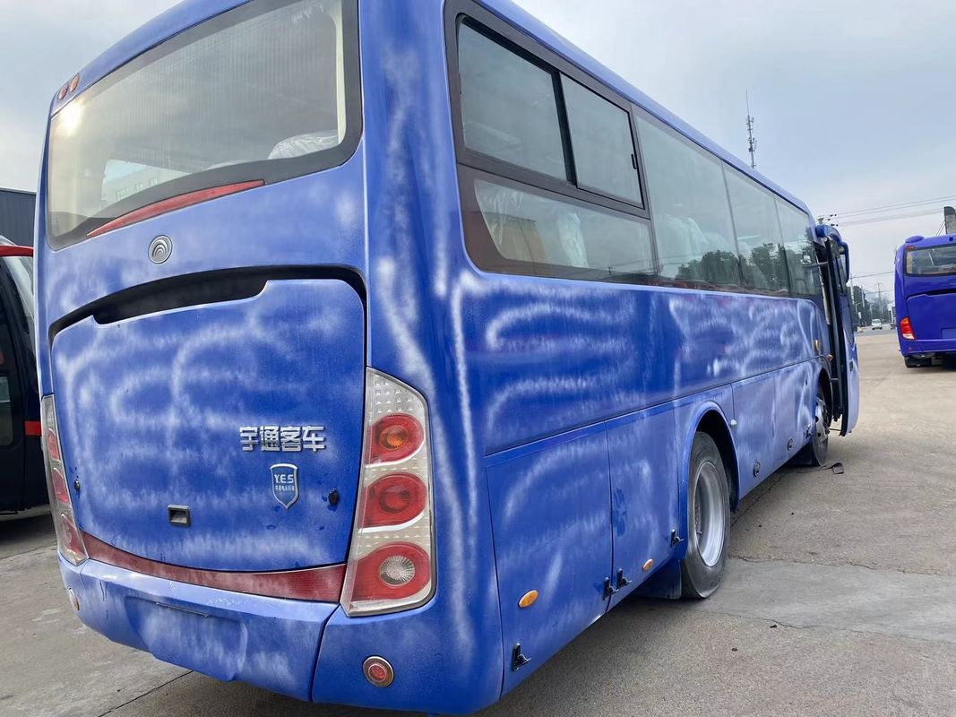35 zitplaatsen Tour Bus Coach Luxe Gebruikte Mini Passagiersbus Power Steering Deisel Fuel