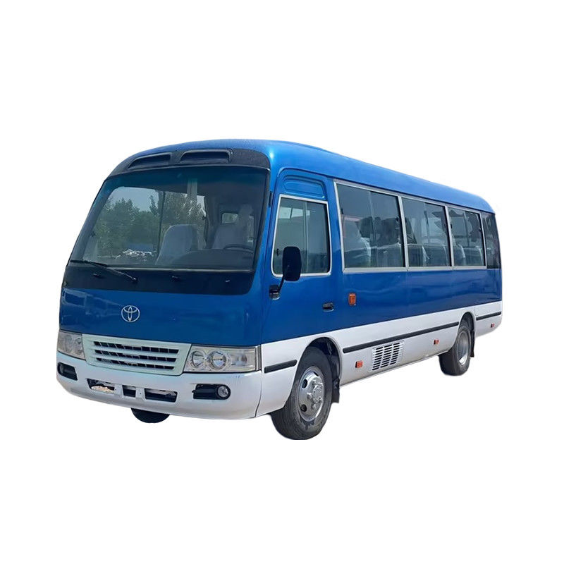 16-30 zitplaatsen Tweedehands Toyota Coaster Bus met Euro 3 emissie standaard in goede staat