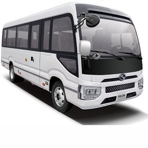 30 zitplaatsen gebruikte coaster bus met 6-8 liter benzinemotor capaciteit en directe verkoop in 2022