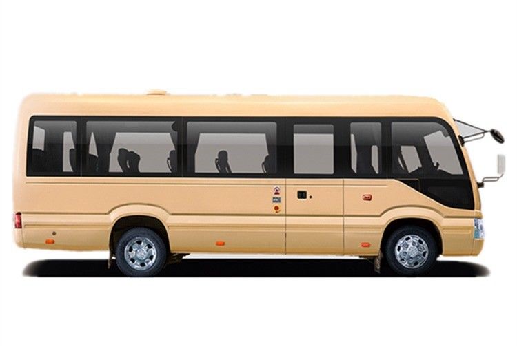 30 zitplaatsen gebruikte coaster bus met 6-8 liter benzinemotor capaciteit en directe verkoop in 2022