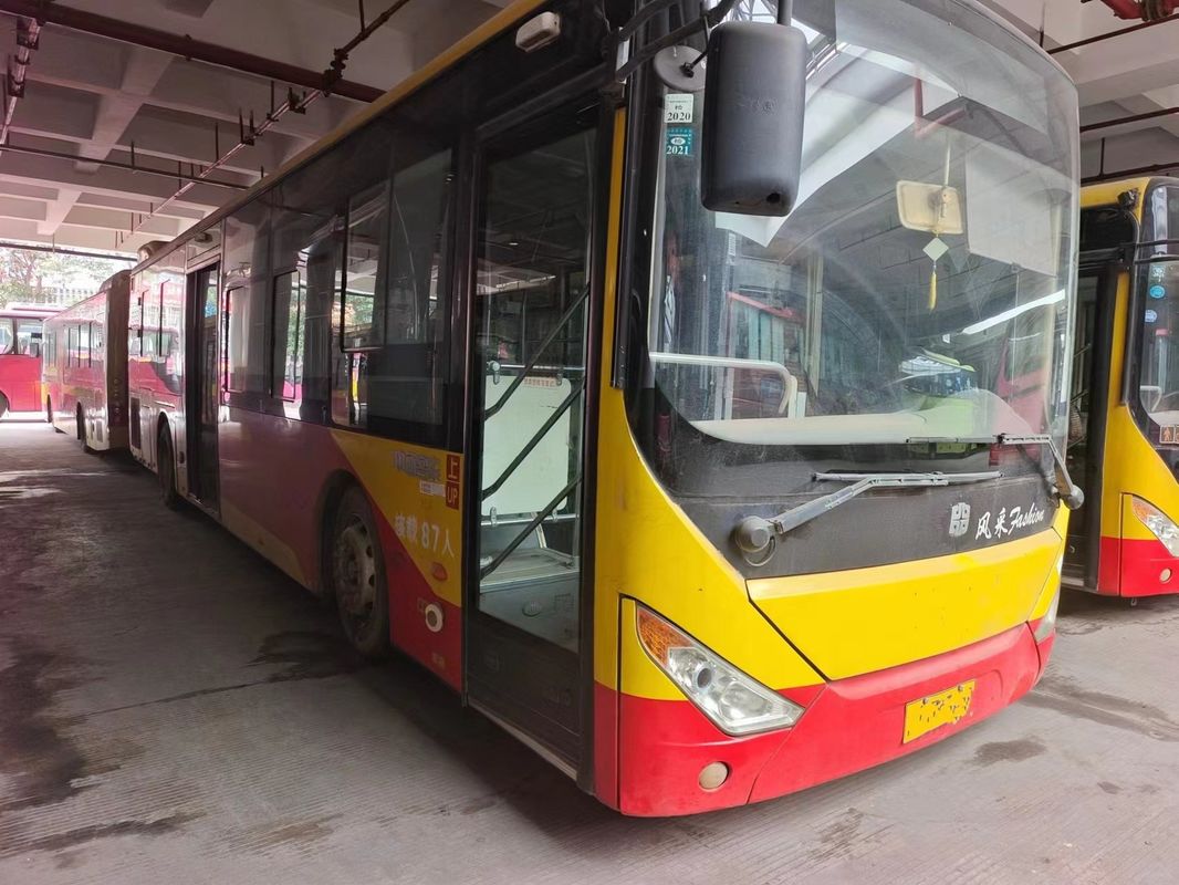 Gebruikte CNG-bus 12m 87 passagierszitjes met niet-onafhankelijk aan-montage airconditioner