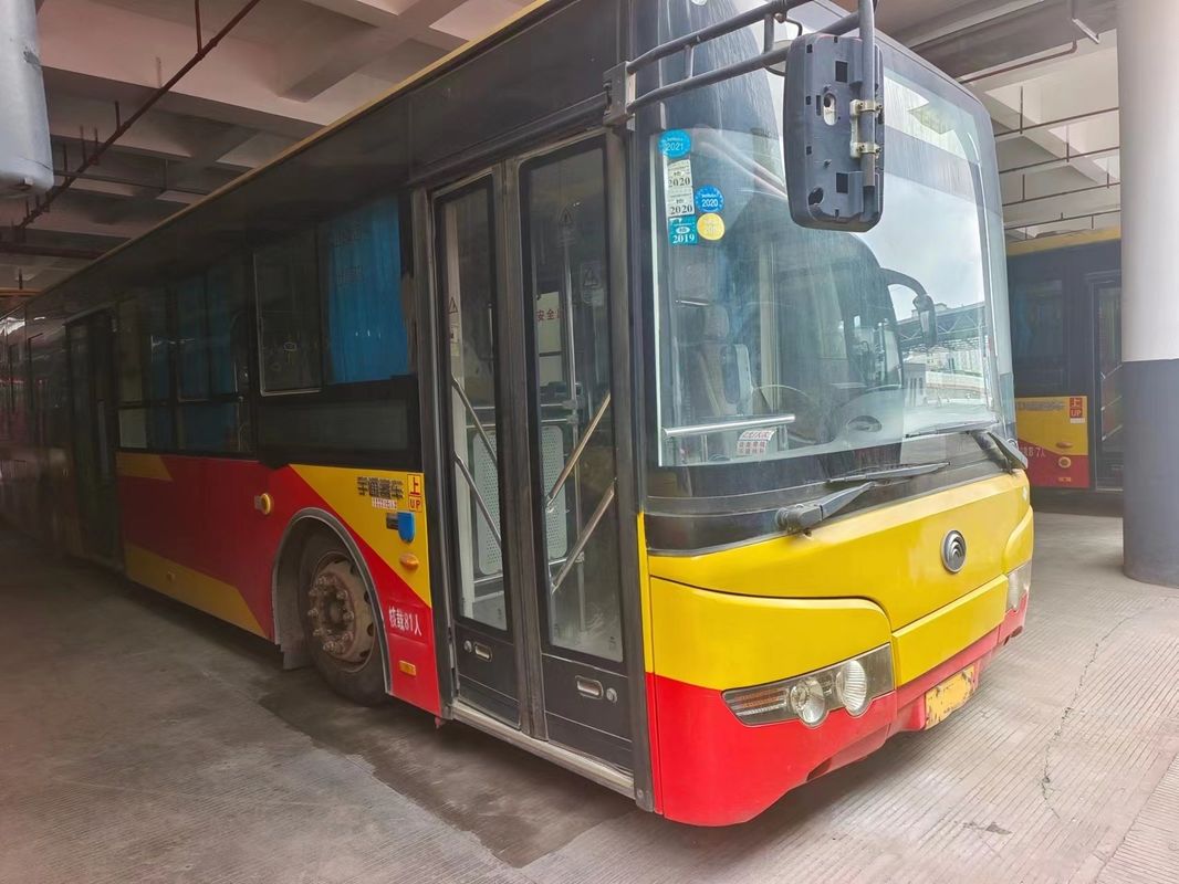 Gebruikte CNG-bus 12m 87 passagierszitjes met niet-onafhankelijk aan-montage airconditioner