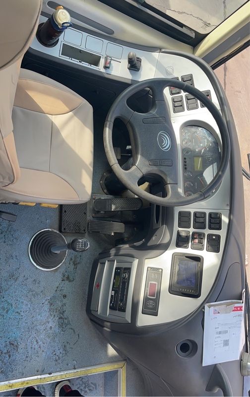 Dieselbrandstof type tweedehands luxe schoolbus 2017 Jaar 60 zitplaatsen Gebruikte busbus