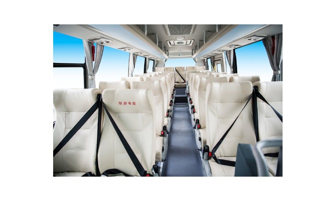 31-50 zitplaatsen Gebruikt 9m Diesel Tour Coach Bus voor historische bezienswaardigheden
